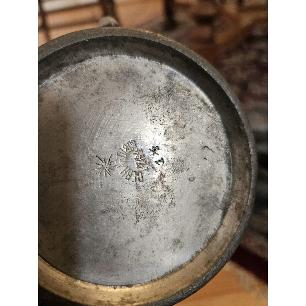 Antique 19th Century Gherhardt Pewter Tea Service 8 piece Set